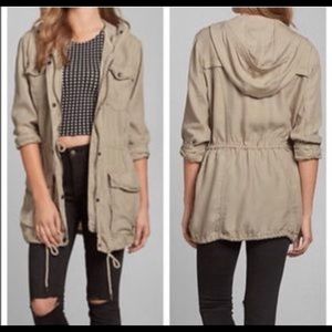 Green Abercrombie & Fitch Utility Jacket size M